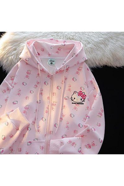 Touz Moda Sanrio Digital Printed Embroidery Cardigan