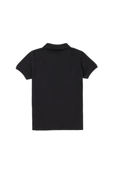 U.S. Polo Assn. Tricou negru cu gât polo pentru băiat - 50279572 -VR046