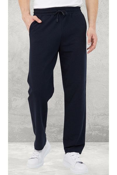 UYN SPORT Unisex Baggy Cut Navy Blue Seasonal Fabric Tracksuit