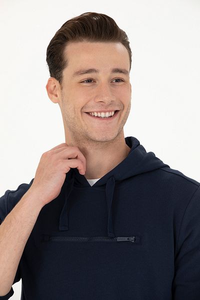 U.S. Polo Assn. Мъжки тъмносин суичър 50276407 -Vr033
