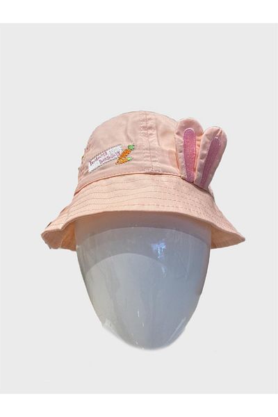 Kitti Rabbit Baby Girl Hat - Salmon