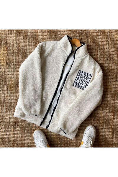 pepule Чоловіча закрита куртка з плюшу Welsoft з вишивкою