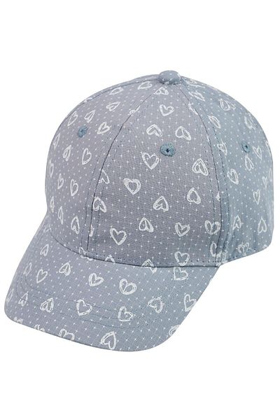 Kitti Blue Heart Girl's Hat