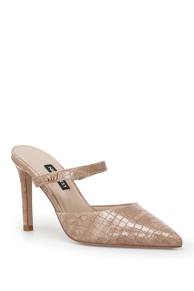 Nine West Ahlona 2pr Γυμνό Kadın Topuklu Terlik
