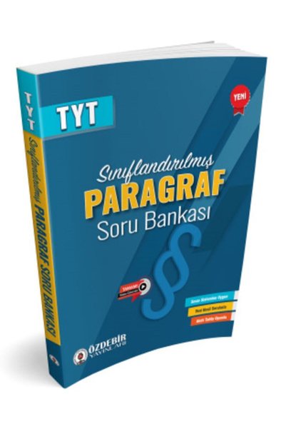 Özde Bir Yayınları Tyt Sınıflandırılmış Paragraf Soru Bankası Yeni + Sınıflandırılmış Problemler Soru Bankası