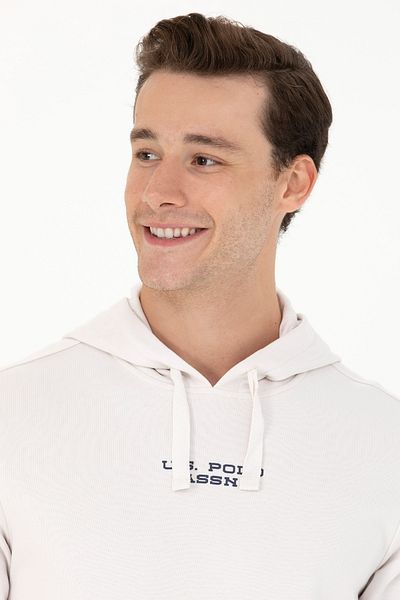 U.S. Polo Assn. Ανδρικό πέτρινο φούτερ 50274035 -VR049