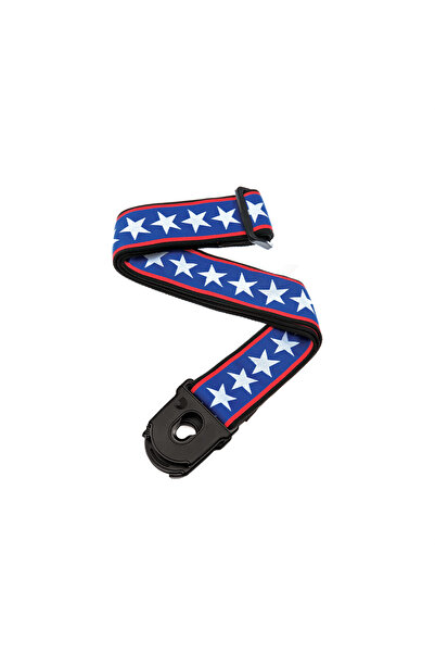 Planet Waves PLANETWAVES 50PLA10 CUREA PENTRU CHITARĂ 50MM LOCK-STARS/STRIPES...