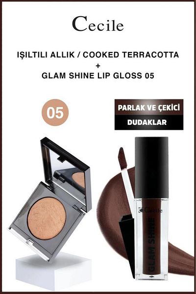 Cecile Sparkling Cheeks and Shiny Alluring Lips Series 05-05