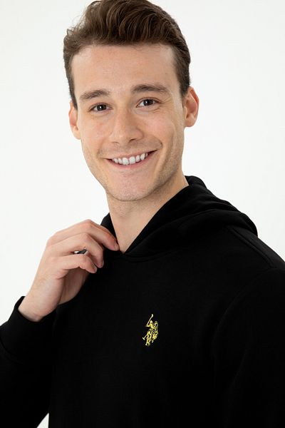 U.S. Polo Assn. Pánská černá mikina 50274031 -Vr046