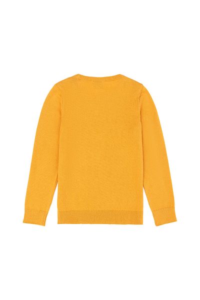 U.S. Polo Assn. Pulover de bază muștar pentru fetiță 50275851 -VR072