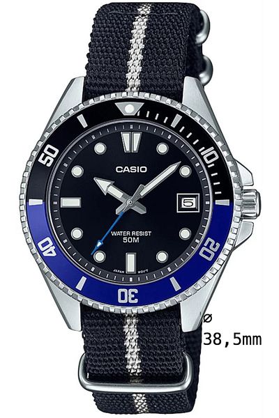 Casio Men's Wristwatch Mdv-10c-1a2vdf