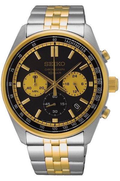 Seiko Ceas de mână cronograf Ssb430p pentru bărbați