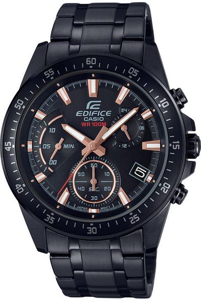 Casio Edifice Efv-540dc-1b Men's Black Wristwatch