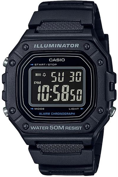 Casio Men's Wristwatch W-218H-1BVDF - Stylish and Functional Design