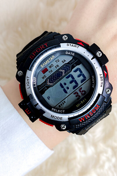 Samstar Alarmlı-Işıklı-Kronometreli-5 Atm Su Geçirmez-Hediyelik Çocuk Kol Saati