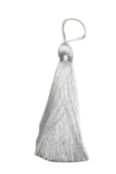 P Parla Ecru Defnada Tassel - 10 Cm, 1 Piece