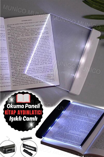 Gaggani Kitap Okuma Işığı Gece Lambası Yaratıcı LED Taşınabilir Seyahat Panel...