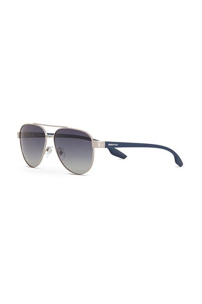 Despada Ds 2363 C3 Pilot Grey - Navy Blue Men's Sunglasses