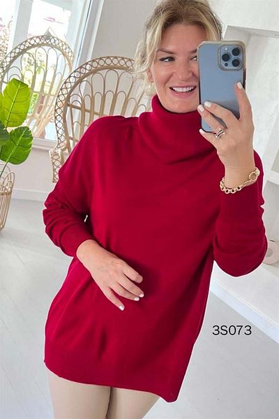 İnce Topuk Knitwear Blouse - Degaje Collar, Model 3s073