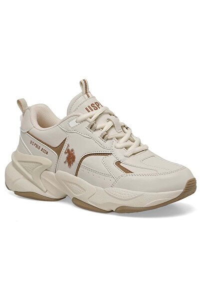 U.S. Polo Assn. A1412618 حذاء رياضي للجنسين بيج