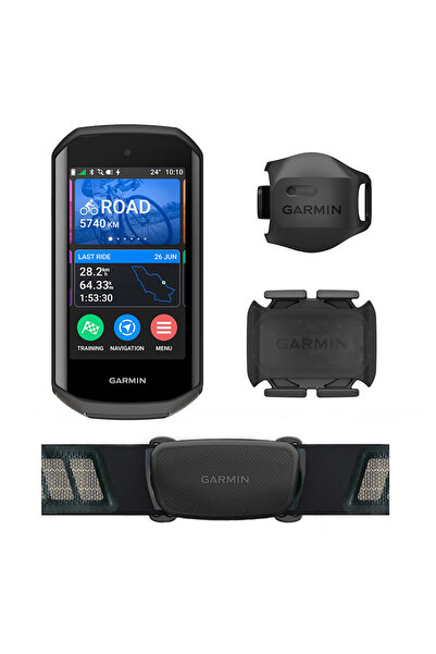 Garmin Edge 1050 Bundle Yol,Bisiklet Navigasyonu & Hız Sensörü Nabız Bant Seti