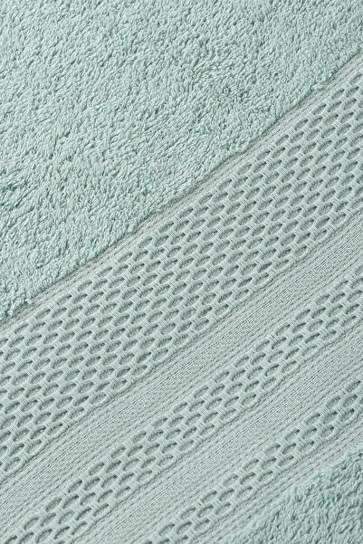 Bluenity Softy Extra Soft Green Body Towel - 100% Cotton, 70X140 Cm
