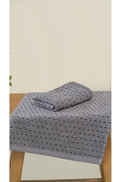 Bluenity Coat %100 Doğal Pamuklu Misafir Banyo / Mutfak Havlusu - 30x50 cm An...