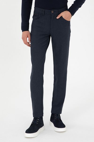 U.S. Polo Assn. Men's Navy Blue Canvas Pants 50296149 -Vr033