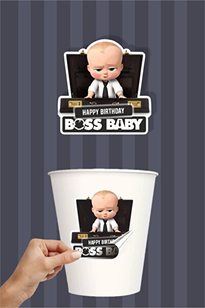 neşeli günlerim Стикер с мотив „Бос бебе“ (етикет) *самозалепваща хартия