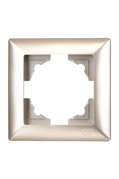 Günsan Elektrik Visage Metallic Beige Single Frame