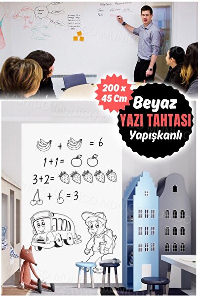 Genel Markalar Özel Dersler & Okul & Ofis & Toplantı Odası İçin Yapışkanlı Be...