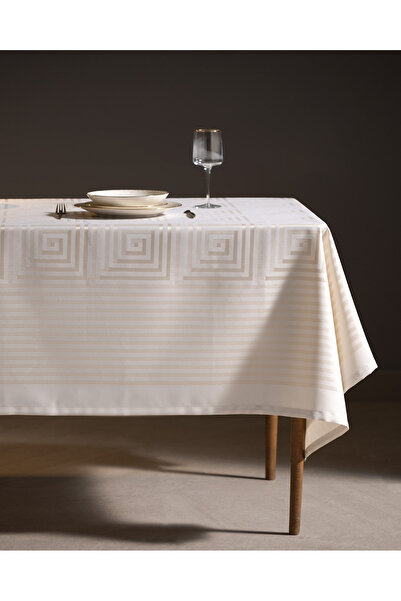 Madame Coco Marne Tablecloth - Beige - 160X300 cm