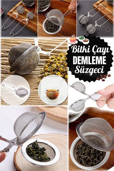 Gaggani Tea Strainer - Multi-Purpose Use with Herbal Tea Brewing, Cocoa Powder and Sugar Screen