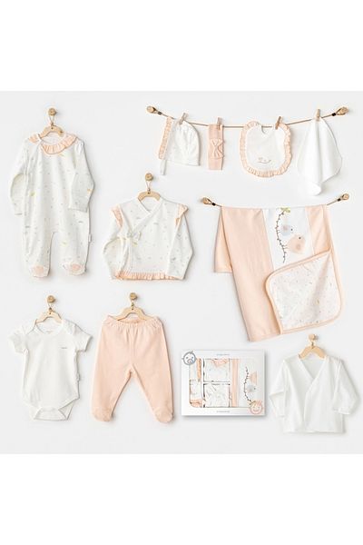 andywawa AC24521 - طقم خروج المستشفى من Spring Birds مكون من 10 قطع