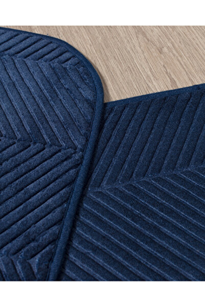 Madame Coco Indigo Emele 2-Piece Bath Mat