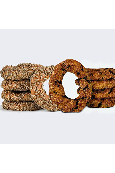 Siyez Evi 5 Adet Ay Çekirdekli+5 Adet Damla Çikolatalı Simit