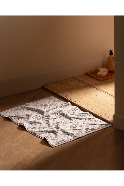 Madame Coco Rachel 100% Cotton Foot Towel - Gray - 50X70 cm