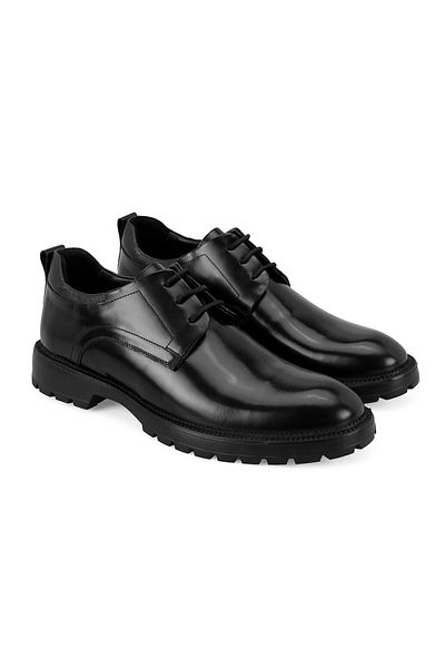 Desa Ανδρικά δερμάτινα casual παπούτσια Sinra Black