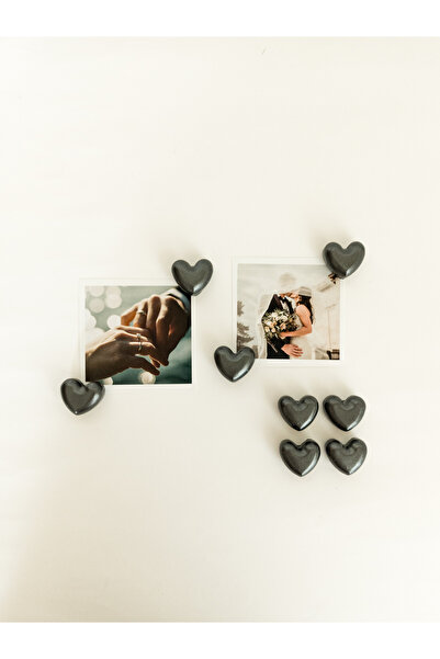 ABAD.HANDMADE 8'Lİ KALP BUZDOLABI MAGNETİ