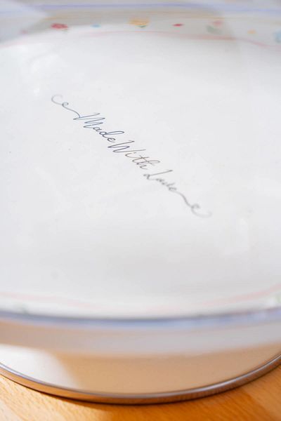 ACAR Made with Love Enamel Footed Cake Jar - 30 cm