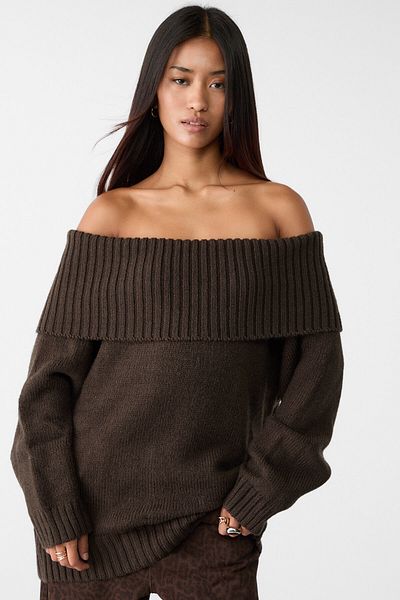 Stradivarius Open Shoulder Knitwear Sweater