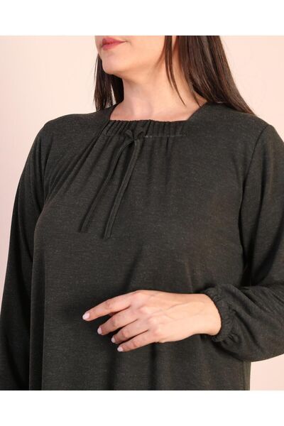 Ferace Γυναικείο Hijab Plus Size Τετράγωνο Μακρύ Φόρεμα