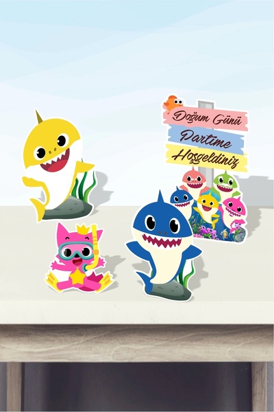 neşeli günlerim Set de tablă pentru copii Shark (pentru masă) ** Hârtie groasă