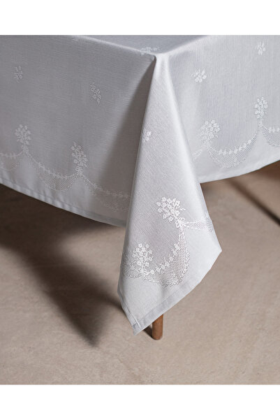 Madame Coco Lignite Masa Örtüsü - Gri - 160x230 cm