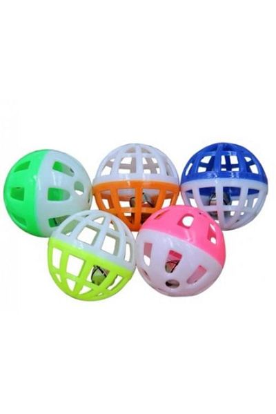 jetfast 2 Pieces Pet Rattle Play Ball 3.5 Cm