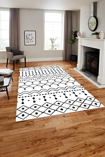 Napoli Home Printed Nordic Acrylic Pattern Washable Non-Slip Runner Kitchen Living Room Carpet