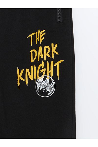 LC Waikiki Boy's Jogger Sweatpants - Batman Printed and Elastic Waist