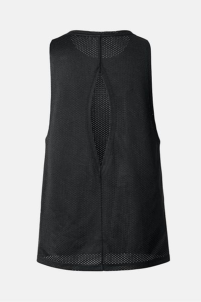 Tchibo Women Sportswear Fit Sleeveless Jersey Top, Black