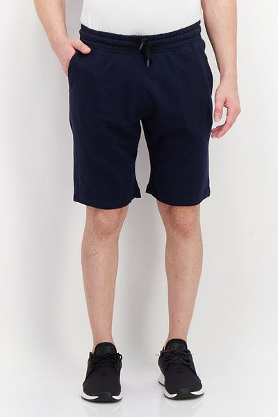 Kenneth Cole Men Drawstring Plain Basic Shorts, Navy Blue