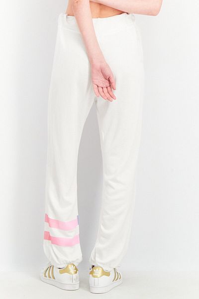 Sundry Women Regular Fit Sweatpant Comfy Jogger Pants, White
